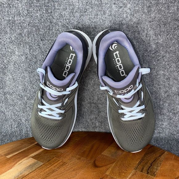 Topo Phantom 2 Running Shoes Womens Size 6.5 Gray Lilac Athletic Sneakers - Picture 7 of 10